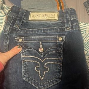 Rock Revival Mid Rise Curvy Skinny Jeans